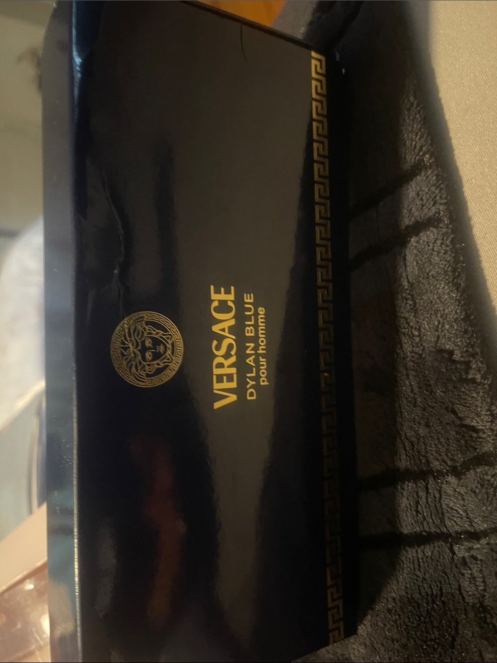 Versace Dylan Blue Box - Deep Blue & Gold